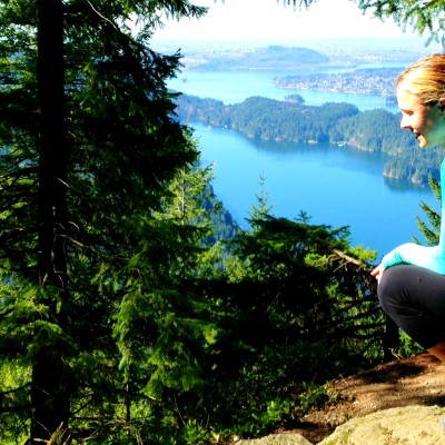 Looking over Indian Arm from Diez Vistas in Belcarra, BC